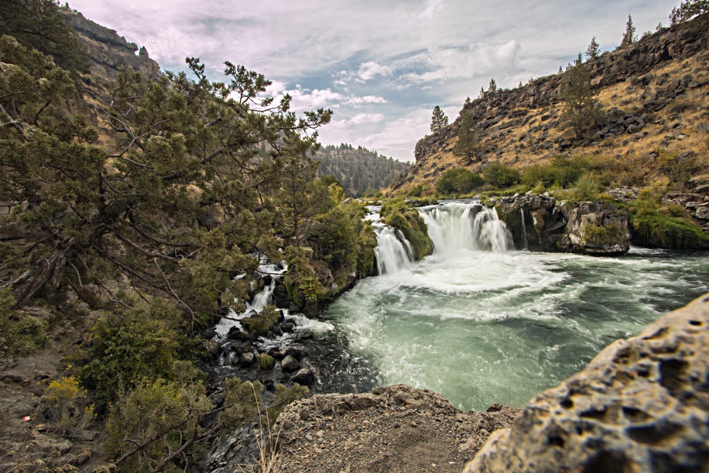 Jump into the Steelhead Falls swimming hole