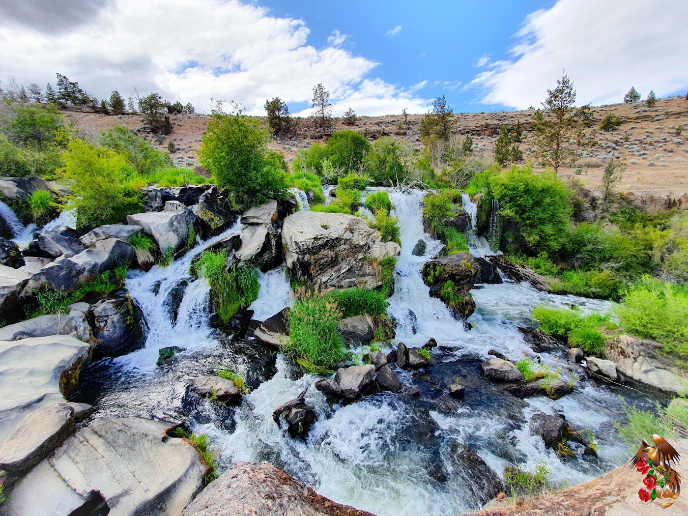 Visit the Cline Falls State Scenic Viewpoint